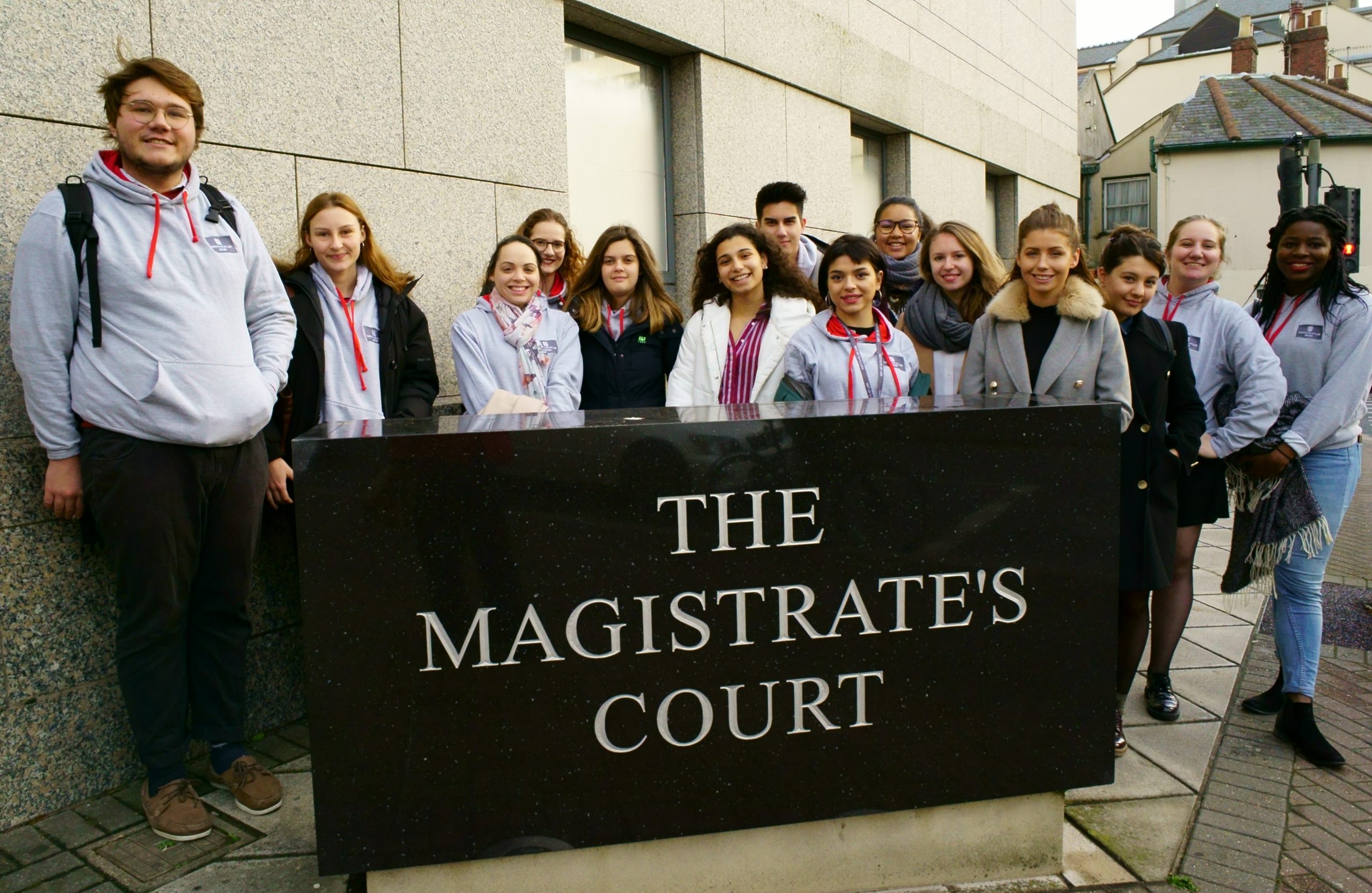 Magistrate Court visit by Institute of Law students